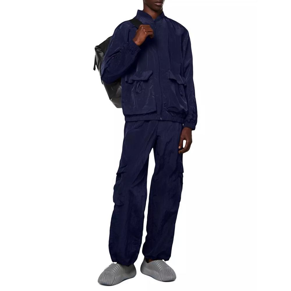 Rains Lightweight Bomber Jacket in Ink Size M - Picture 2 of 6